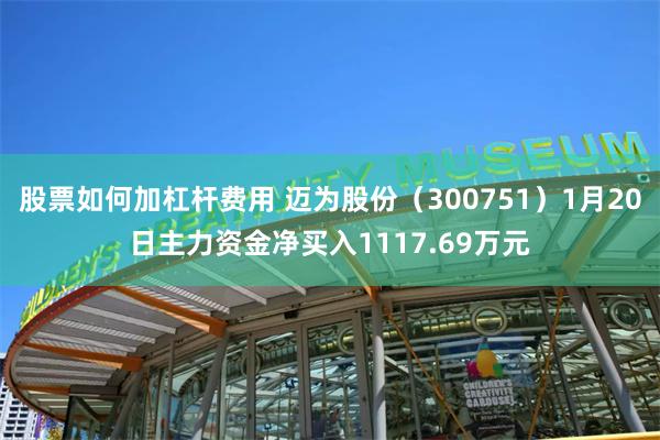 股票如何加杠杆费用 迈为股份（300751）1月20日主力资金净买入1117.69万元