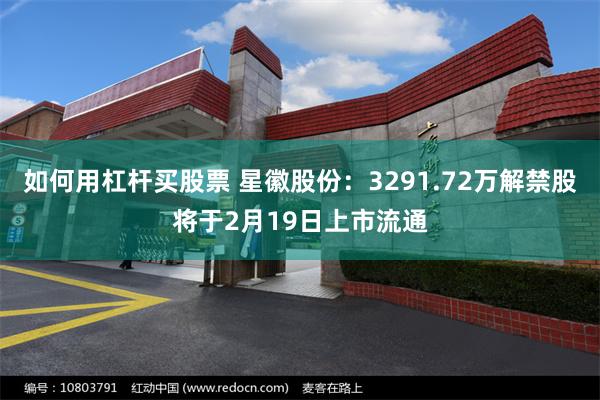 如何用杠杆买股票 星徽股份：3291.72万解禁股将于2月19日上市流通